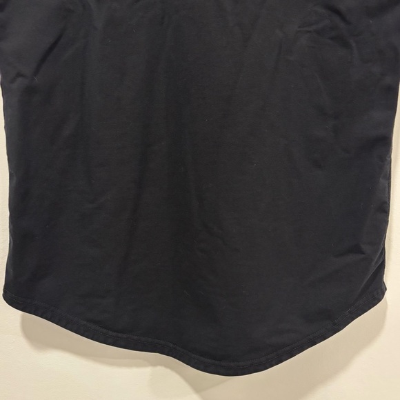 BYLT Premium Basics Drop Cut Lux Short Sleeve Black T-Shirt  Casual Athleisure - Picture 7 of 8